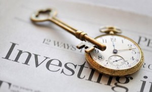 clock and key on investing newspaper